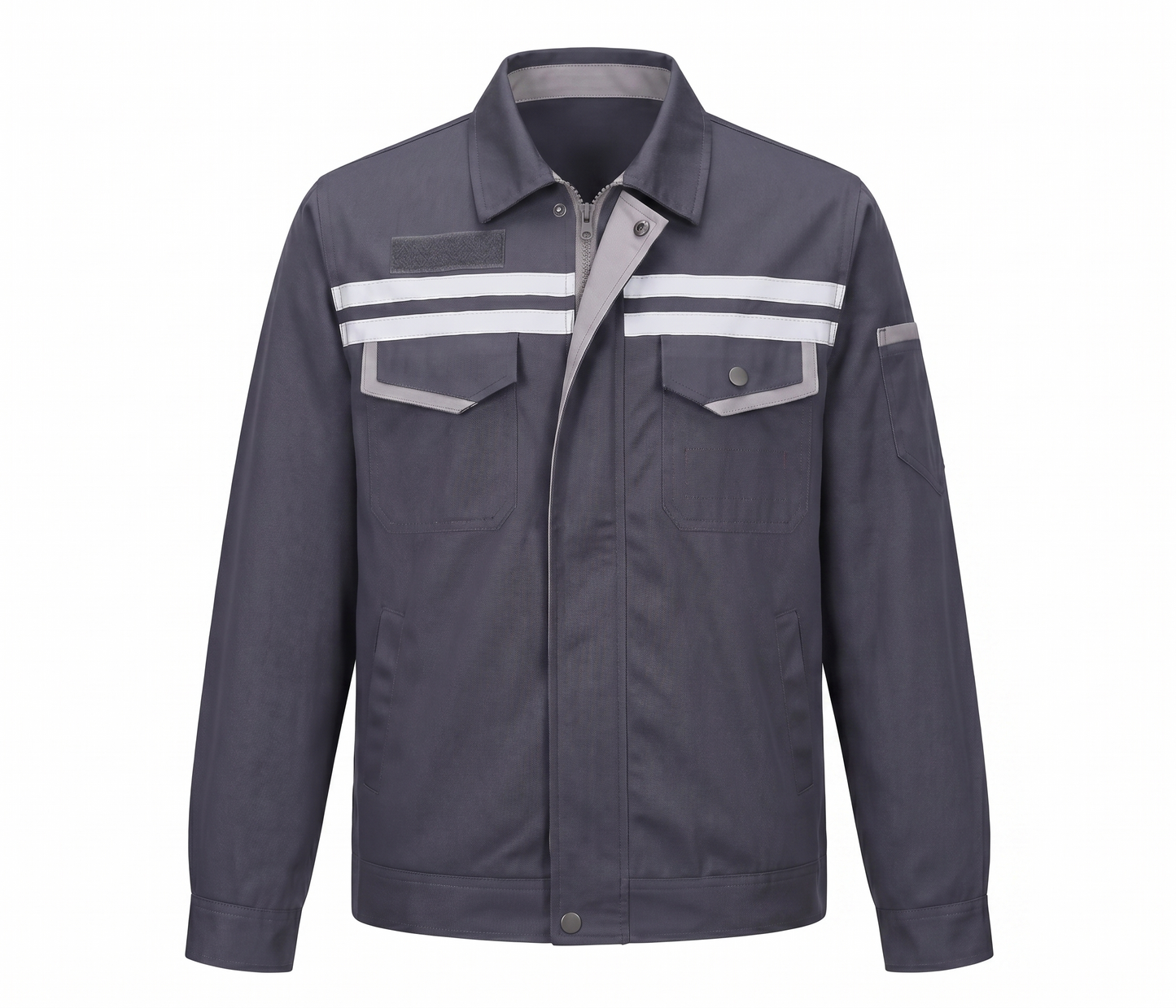 Anti-Static Summer Work Uniform Long Sleeve - Side View