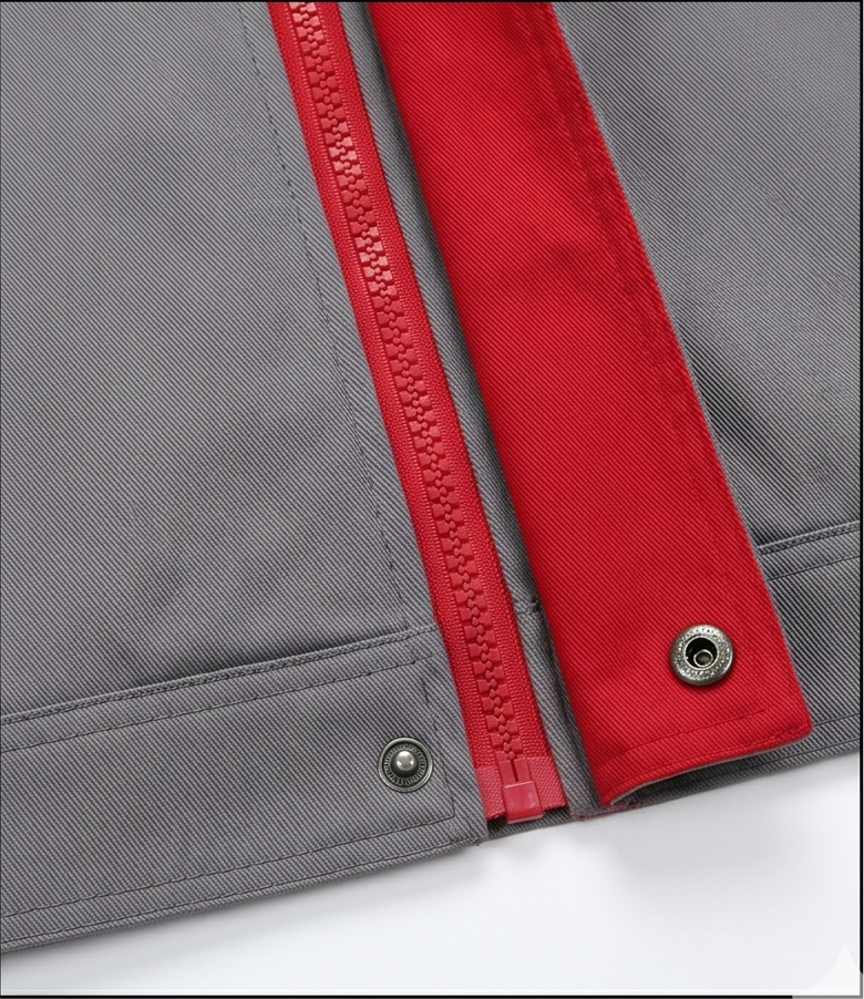 Anti-Static Summer Work Uniform Long Sleeve - Pocket Detail