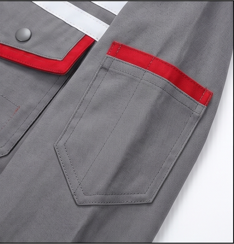 Anti-Static Summer Work Uniform Long Sleeve - Cuff Detail