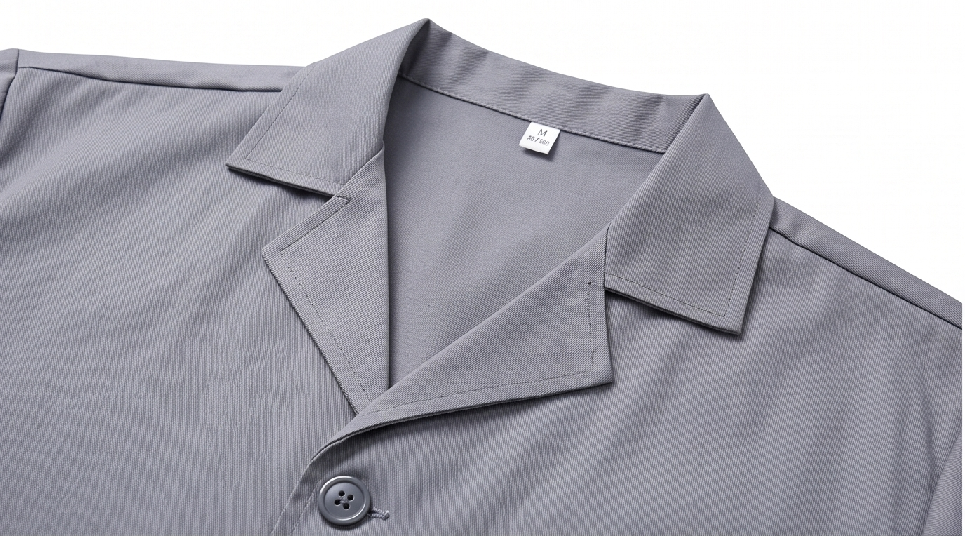 Anti-static Long-sleeved Lab Coat - Worker Wearing in Lab