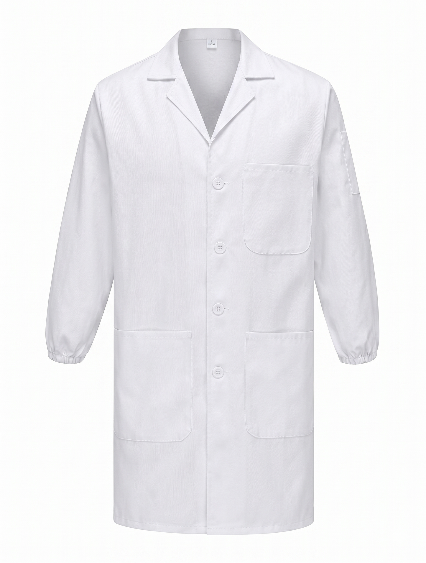 Anti-static Long-sleeved Lab Coat - Back View