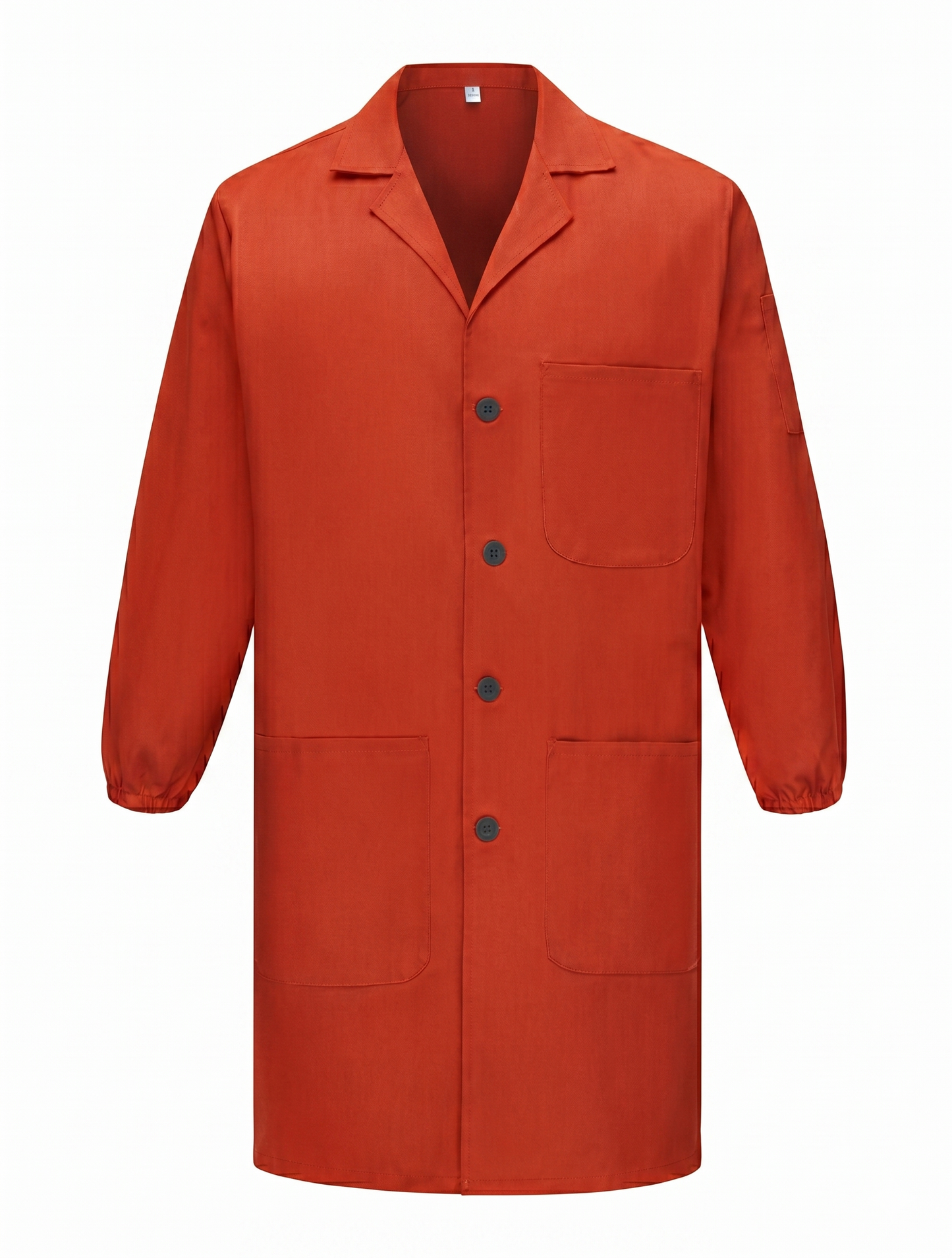 Anti-static Long-sleeved Lab Coat - Front View